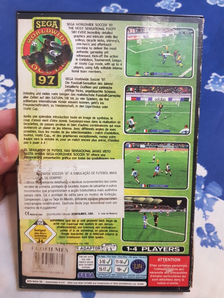 World Wide Soccer - Sega Saturn