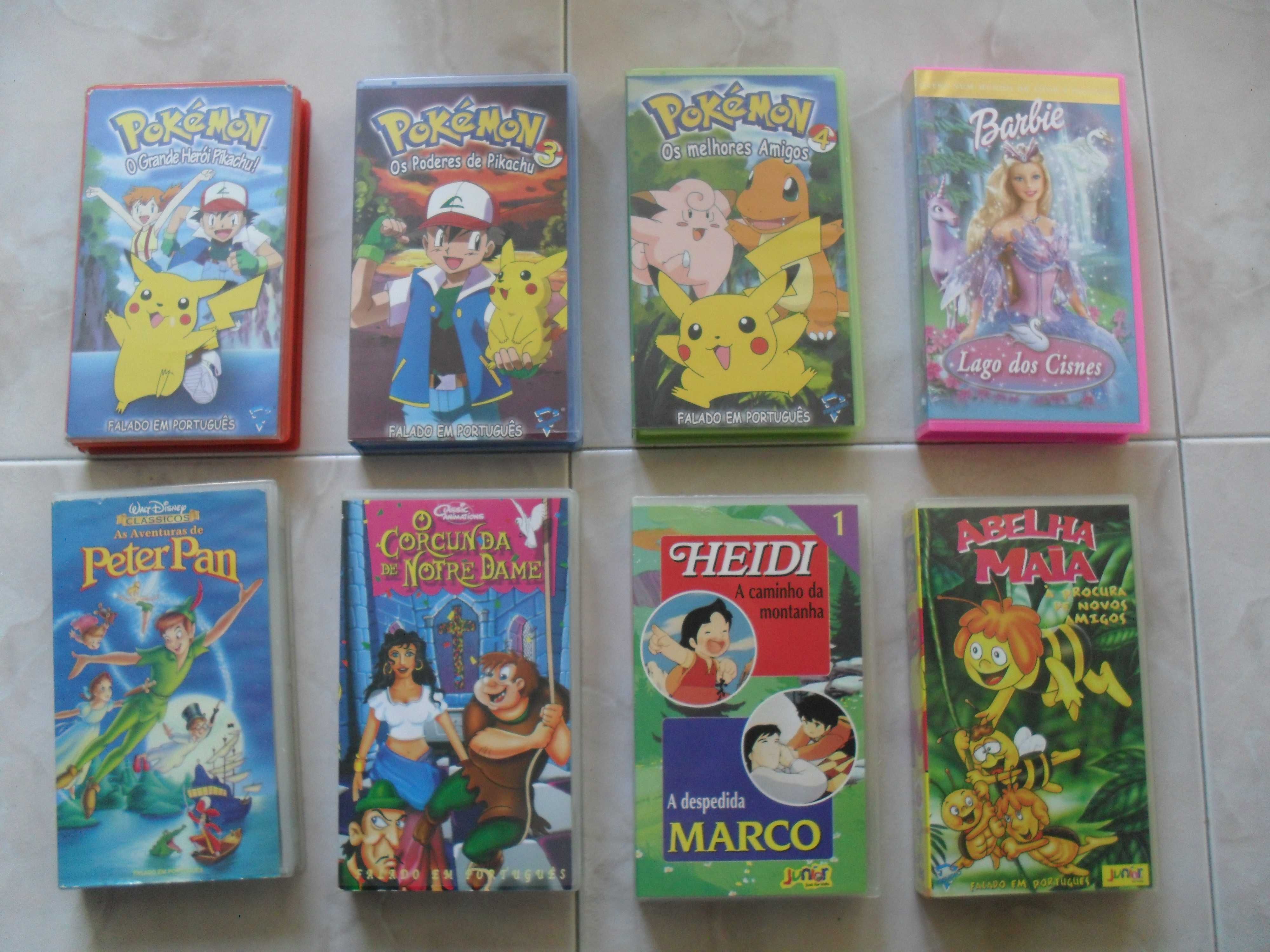 Coleção Cassetes VHS  Desenhos Animados diversos  Oferta ler descrição