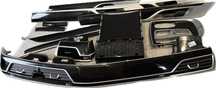 BMW 7 G12 dekory listwy ozdobne komplet Fineline Schwarz