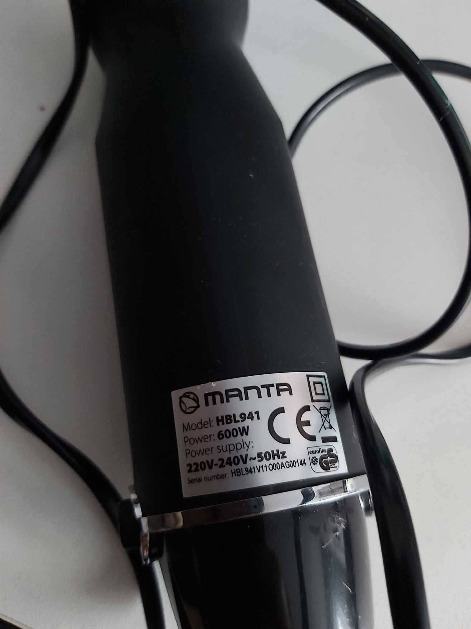 Blender Ręczny Manta HBL941