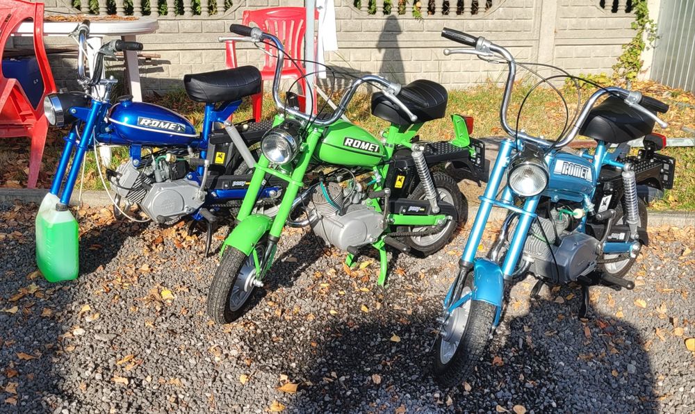 Motorynka m2 przejściówka odbudowana zarejestrowana