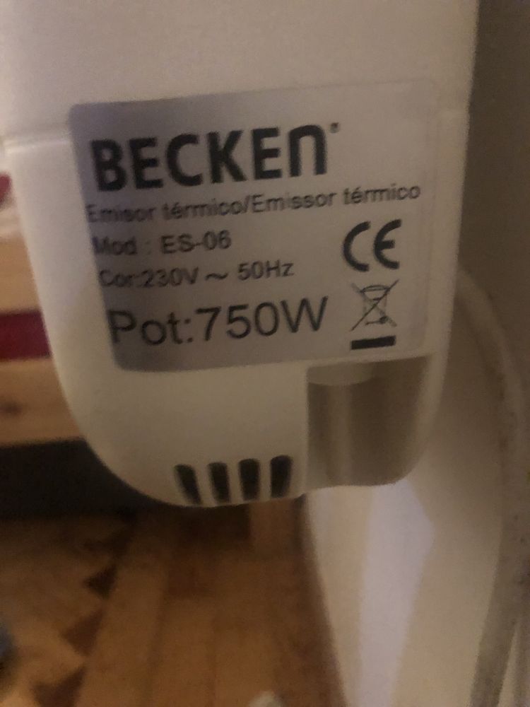 Aquecedor de parede Becken