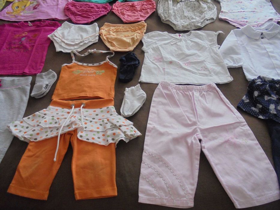 lote de roupa de menina bebé a boneca grande