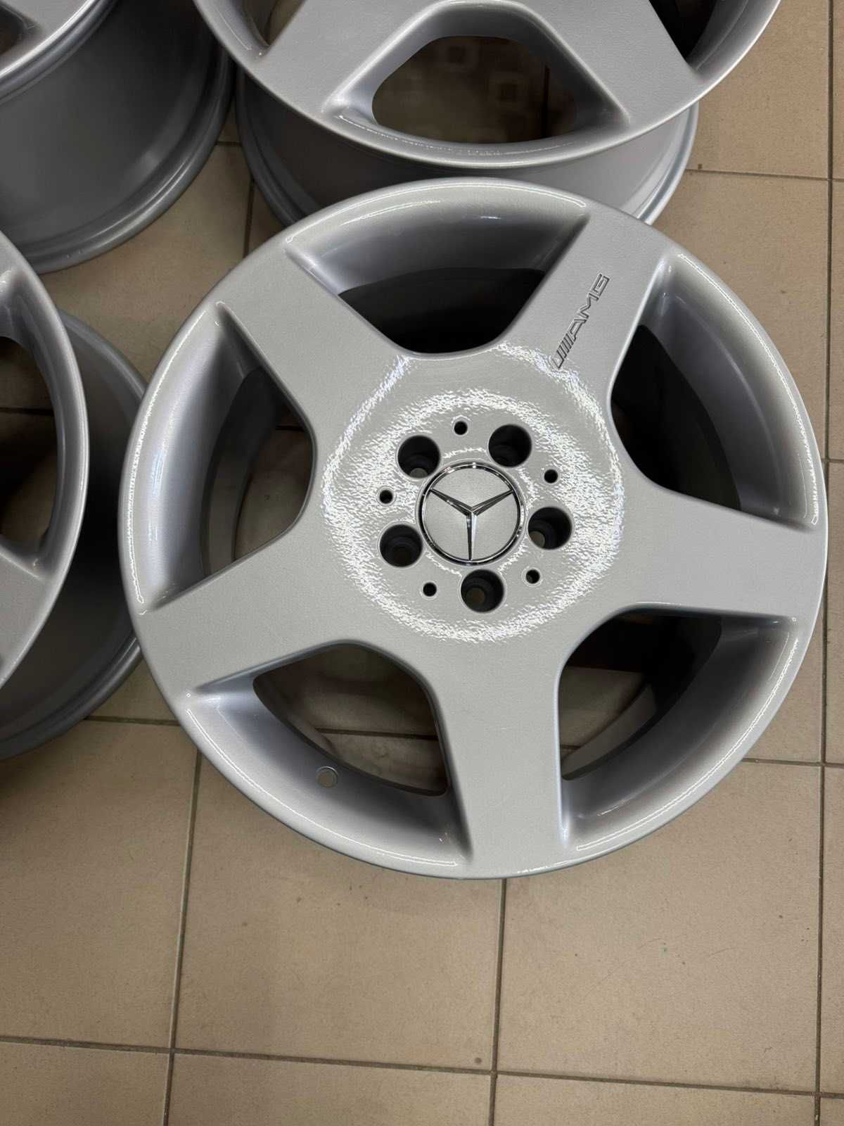 Титанові диски R18 5*112 9J ET52 DIA74 BELGIUM  AMG оригінал