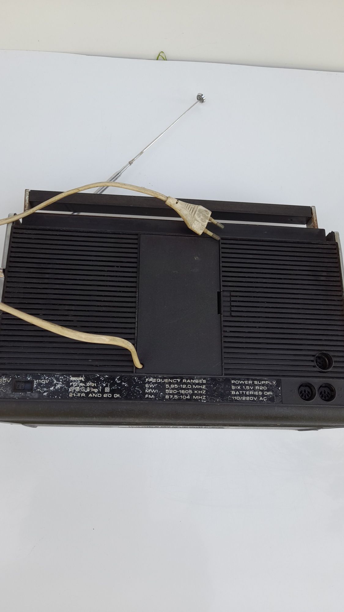 Radio magnetofon Philips FTZ U121 21TR 20DI radiorecorder stare zabytk