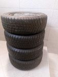 koła i opony zimowe 185/60 R15 używane, cena za 4 szt.