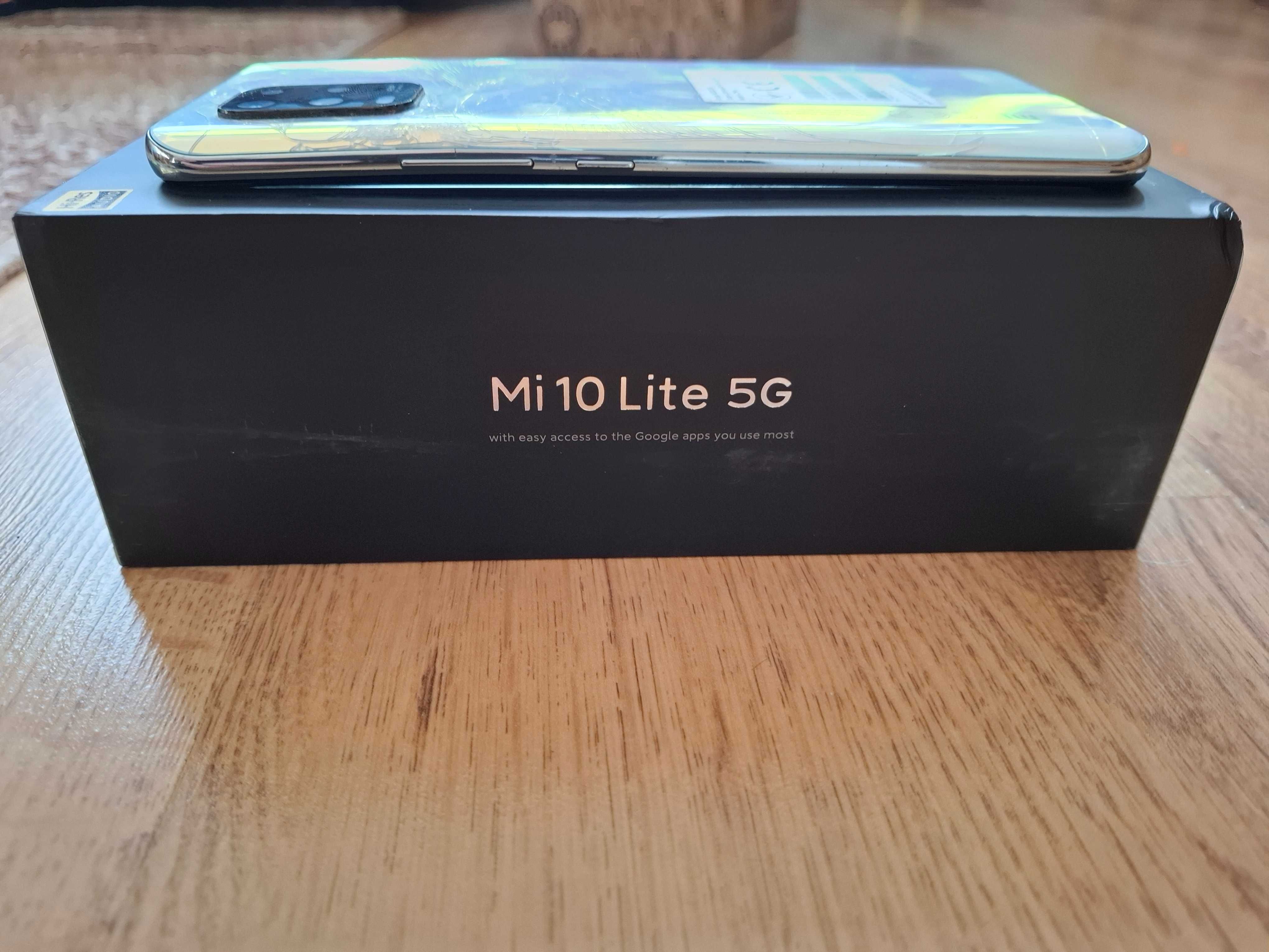 Smartfon telefon Xiaomi Mi 10 Lite  - cały zestaw