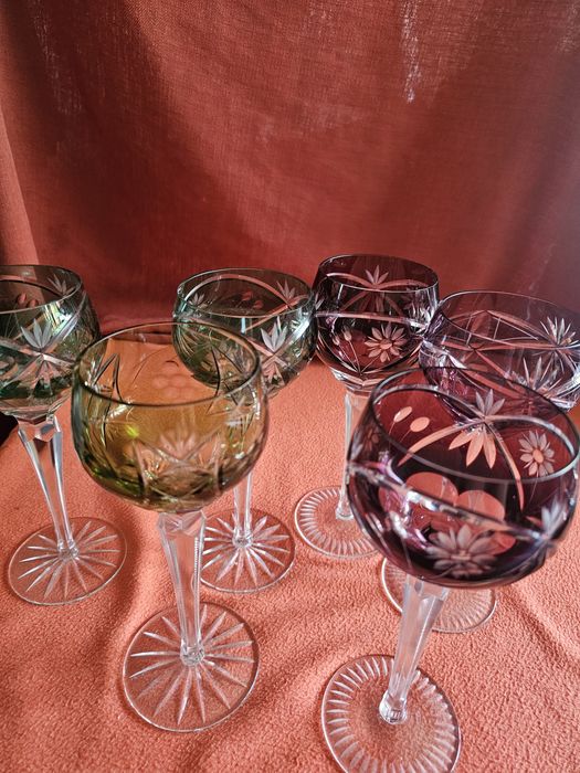 Kieliszki krysztalowe