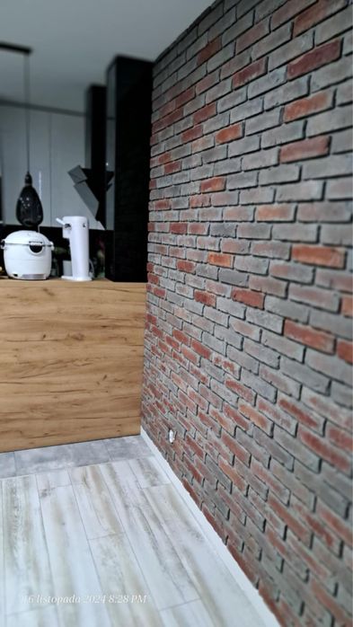 Płytki gipsowe stara cegła z gotową fugą cięte lico hit!