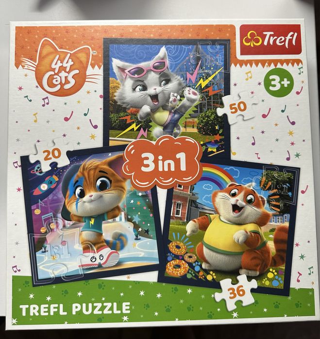 Пазлы Cats 3 в 1