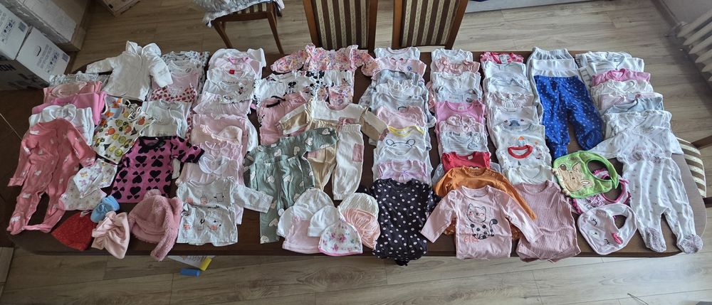 Paczka rzeczy dla dziecka - rozmiar 62/68