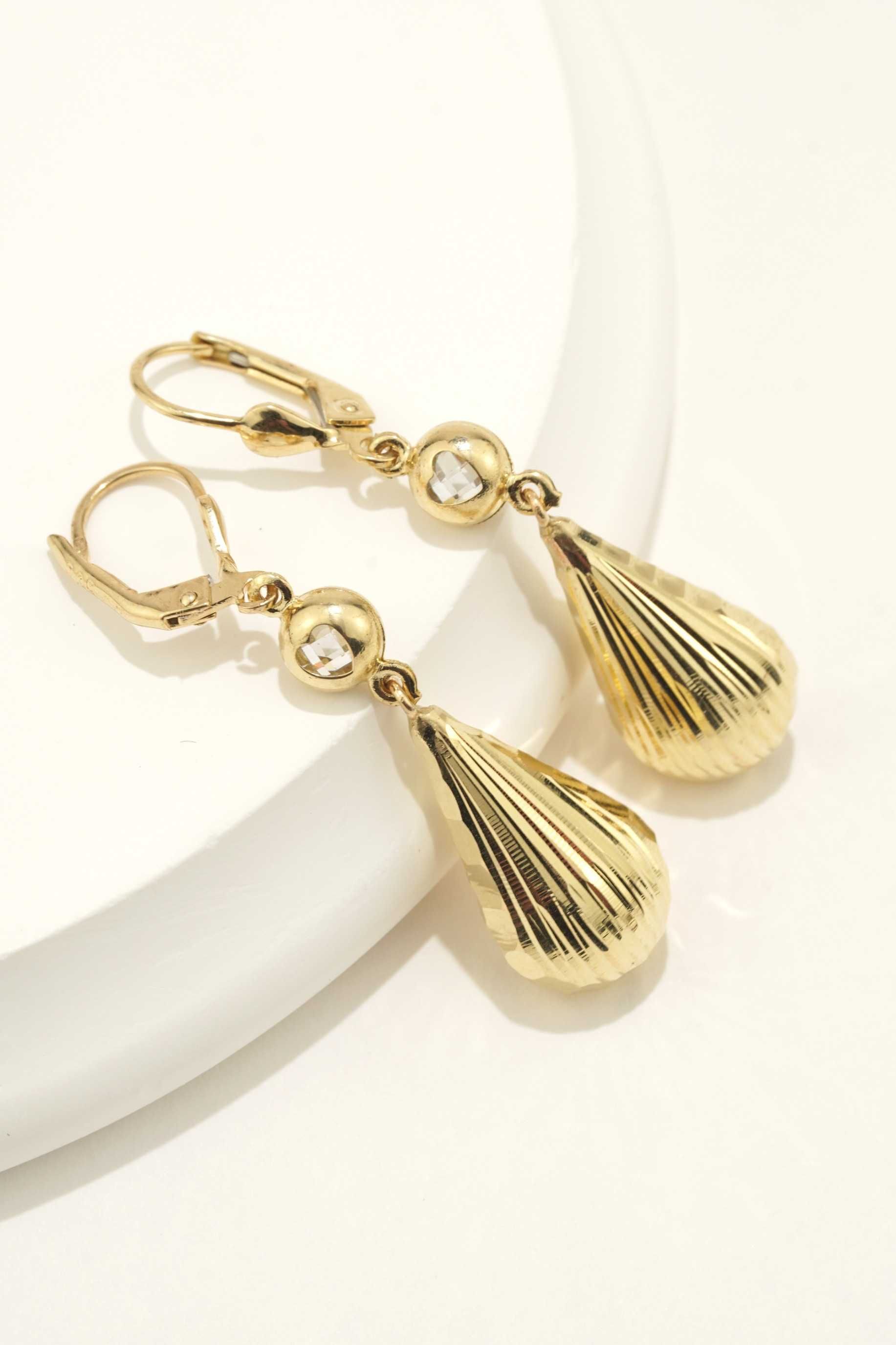 Złote Kolczyki 14K 3,87g