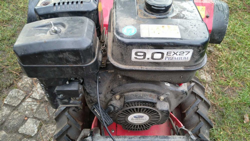 Traktorek jednoosiowy KOPPL silnik Subaru 9KM pług szczotka