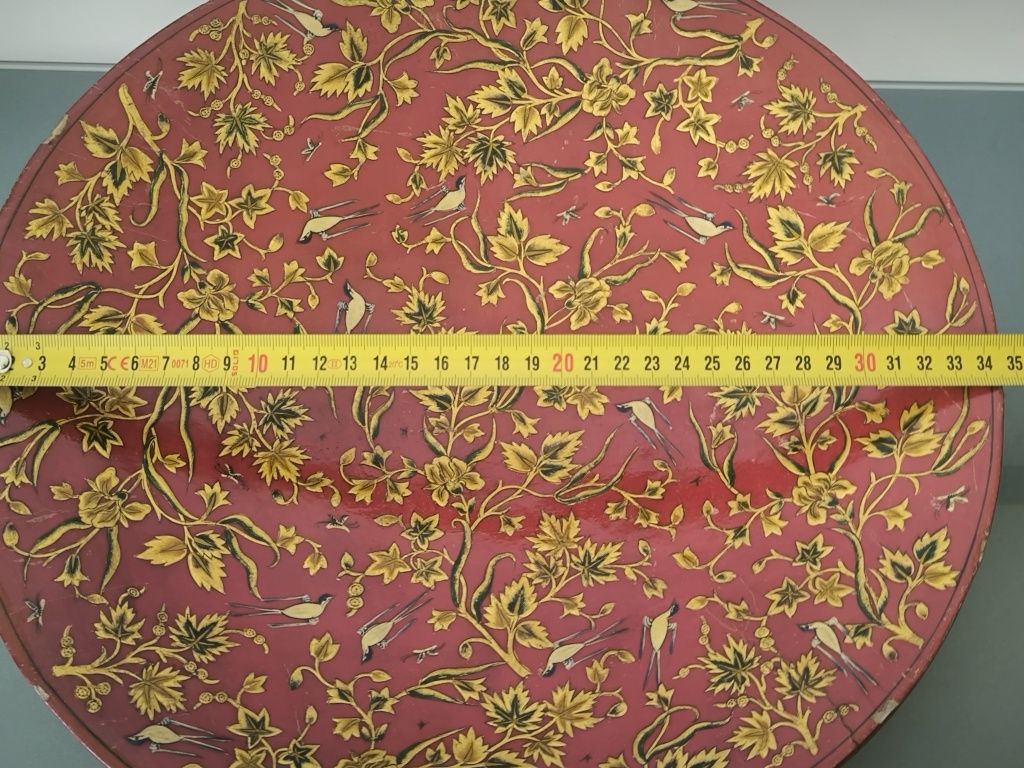 Paper Mache misa Indie Azja XIX / XX wiek malowany