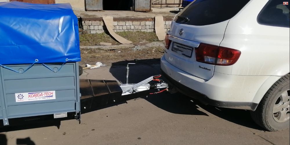 Легковий Двухосний Прицеп. Гальмівний двовісний причеп для авто