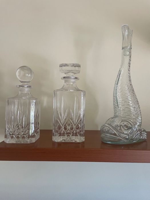 Garrafas para servir aperitivos