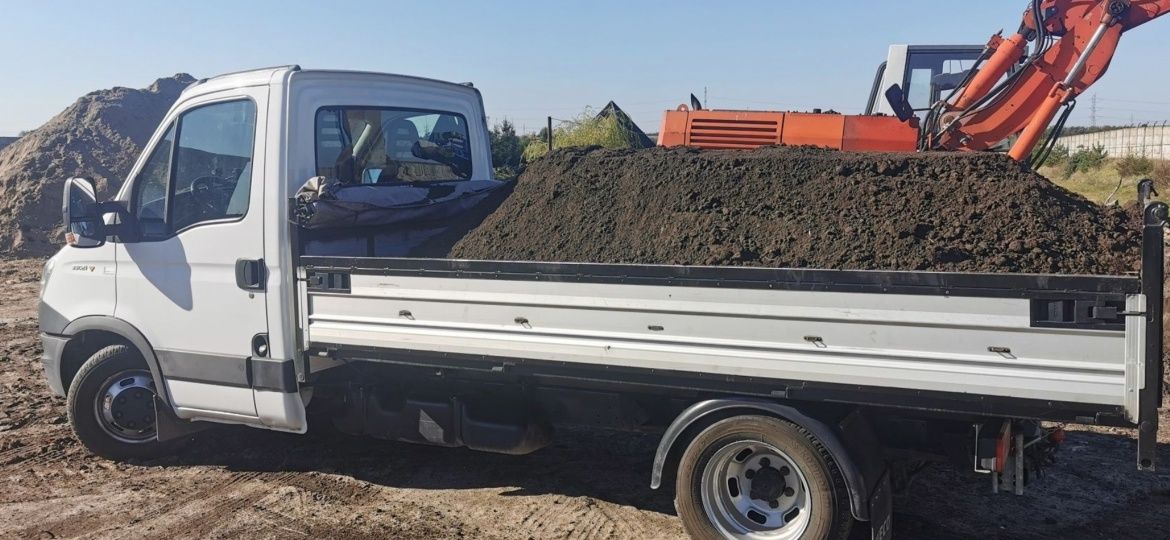 Przesiewana ziemia ogrodowa torf czarnoziem
