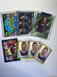 Cards e Cromos Lionel Messi Panini e Topps preços variados