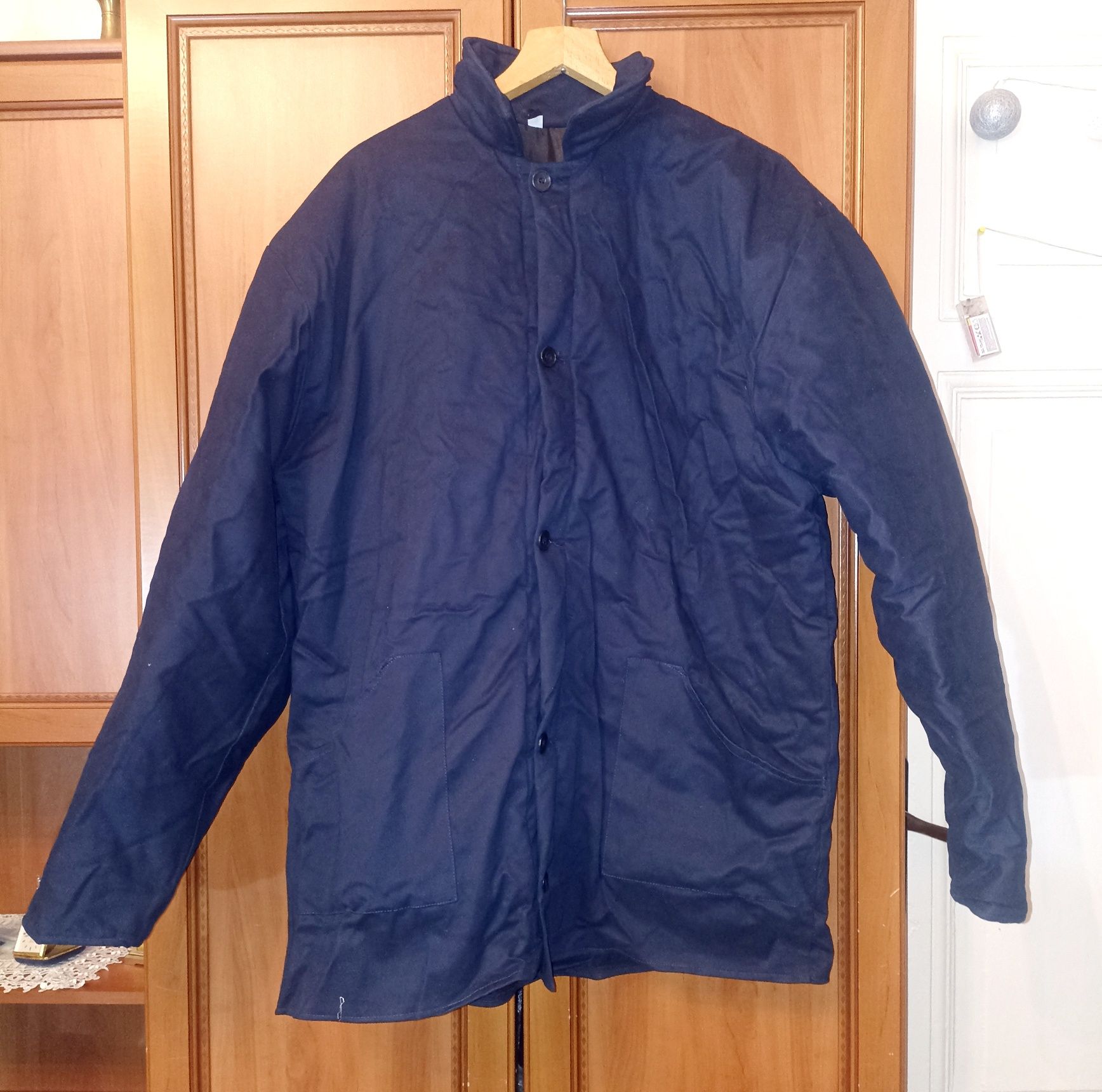 Duża ocieplana kurtka drelichowa. 3XL