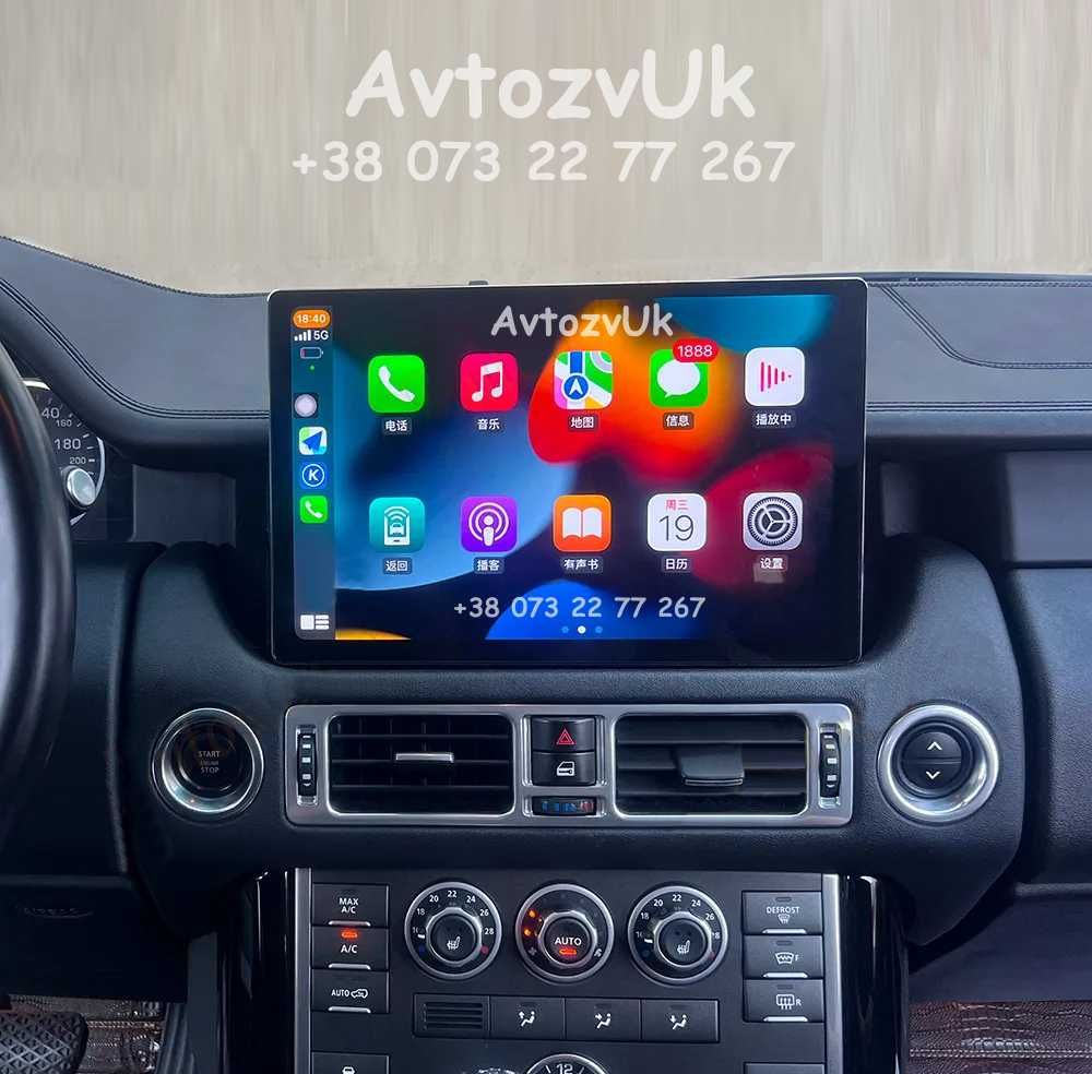 Магнитола Land Range Rover L322 Ренж Ровер Евог Android CarPlay EVOGUE