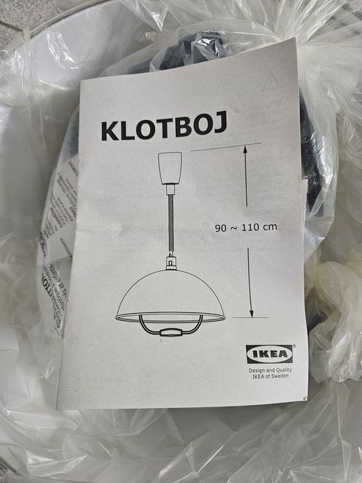 Conj candeeiros tecto Ikea