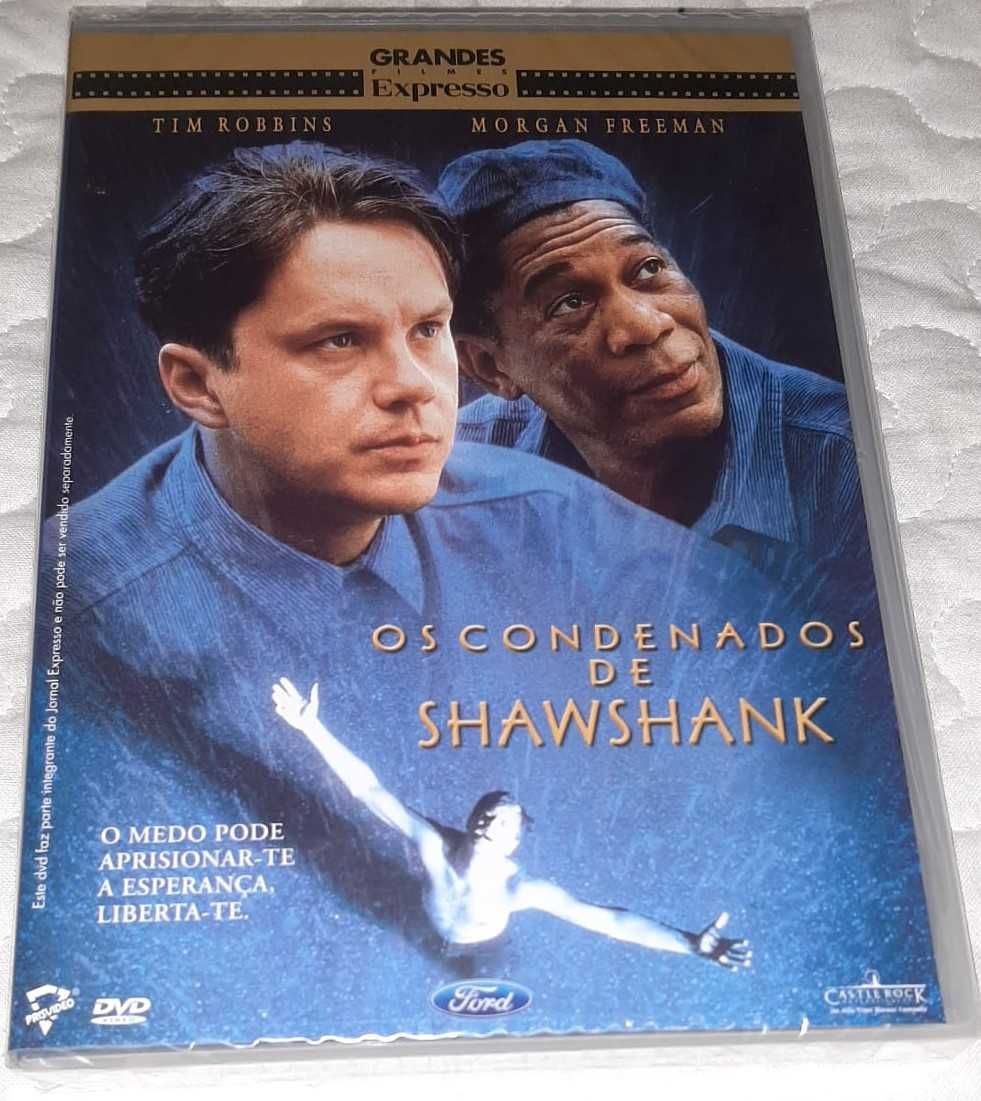 DVD Reencontrar o Passado, Os condenados de Shawshank, Gelo, Hitchcock