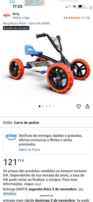 Kart Berg Nitro - Carrinho infantil