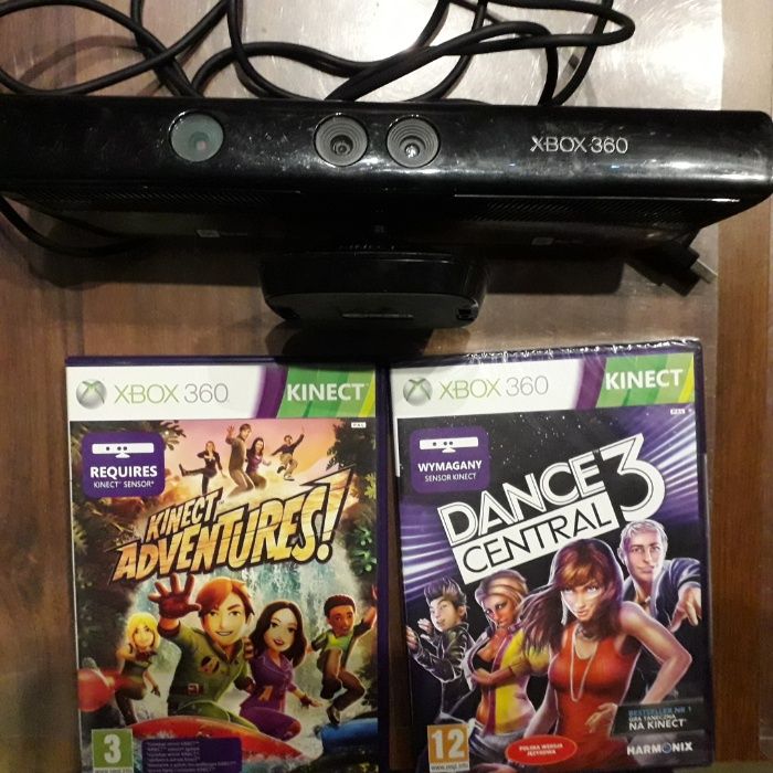 Sensor Kinect z najlepszymi grami ruchowymi XBOX 360