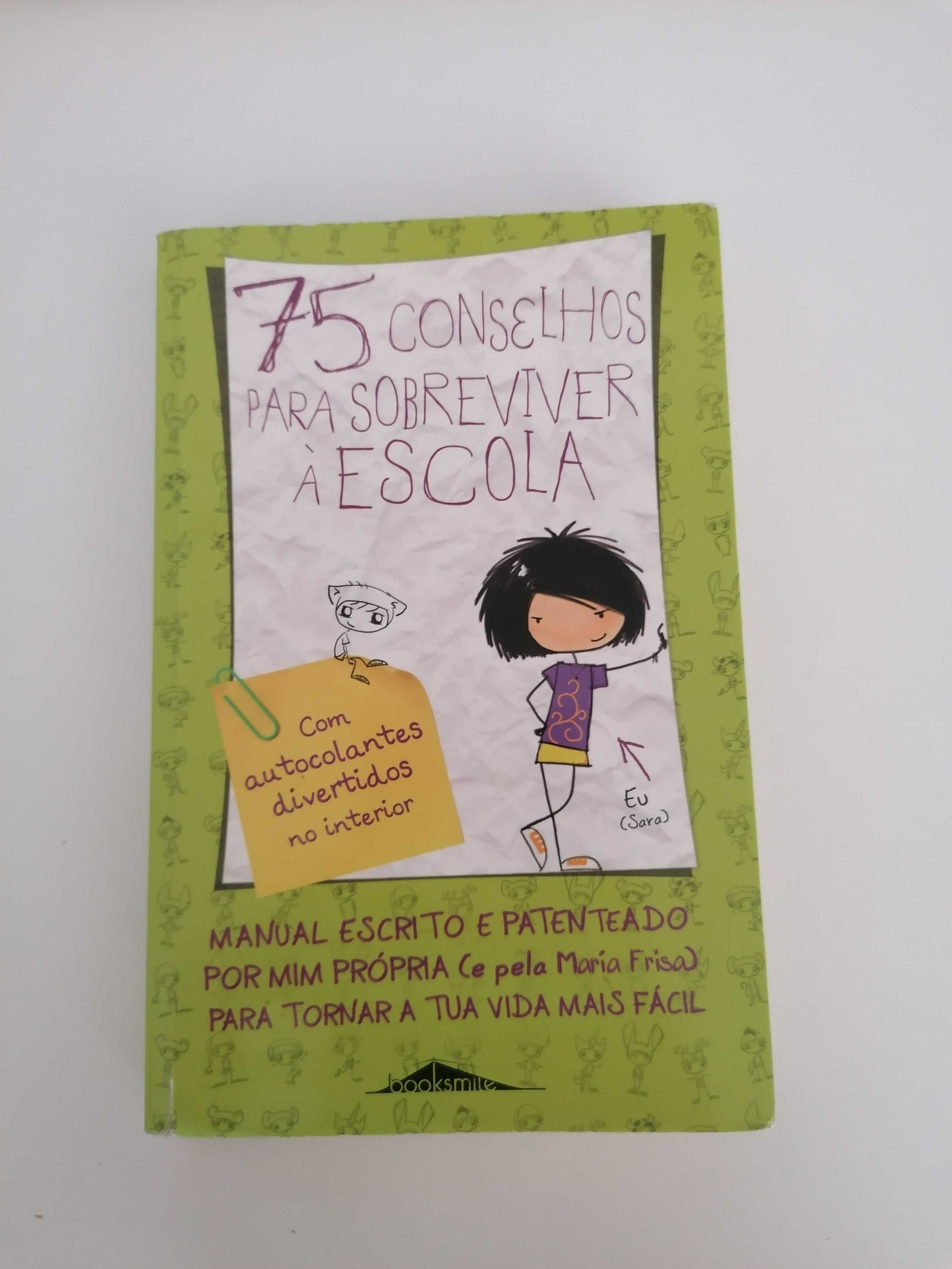 Livro - 75 Conselhos para sobreviver à escola, María Frisa