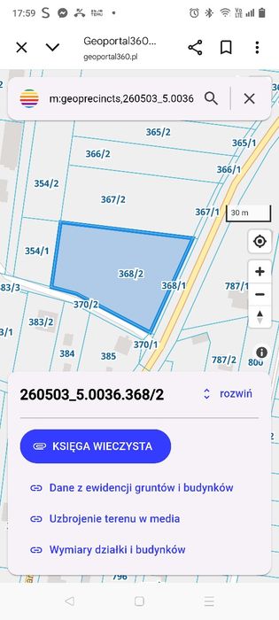 Sprzedam działkę 4244m2 Rogów