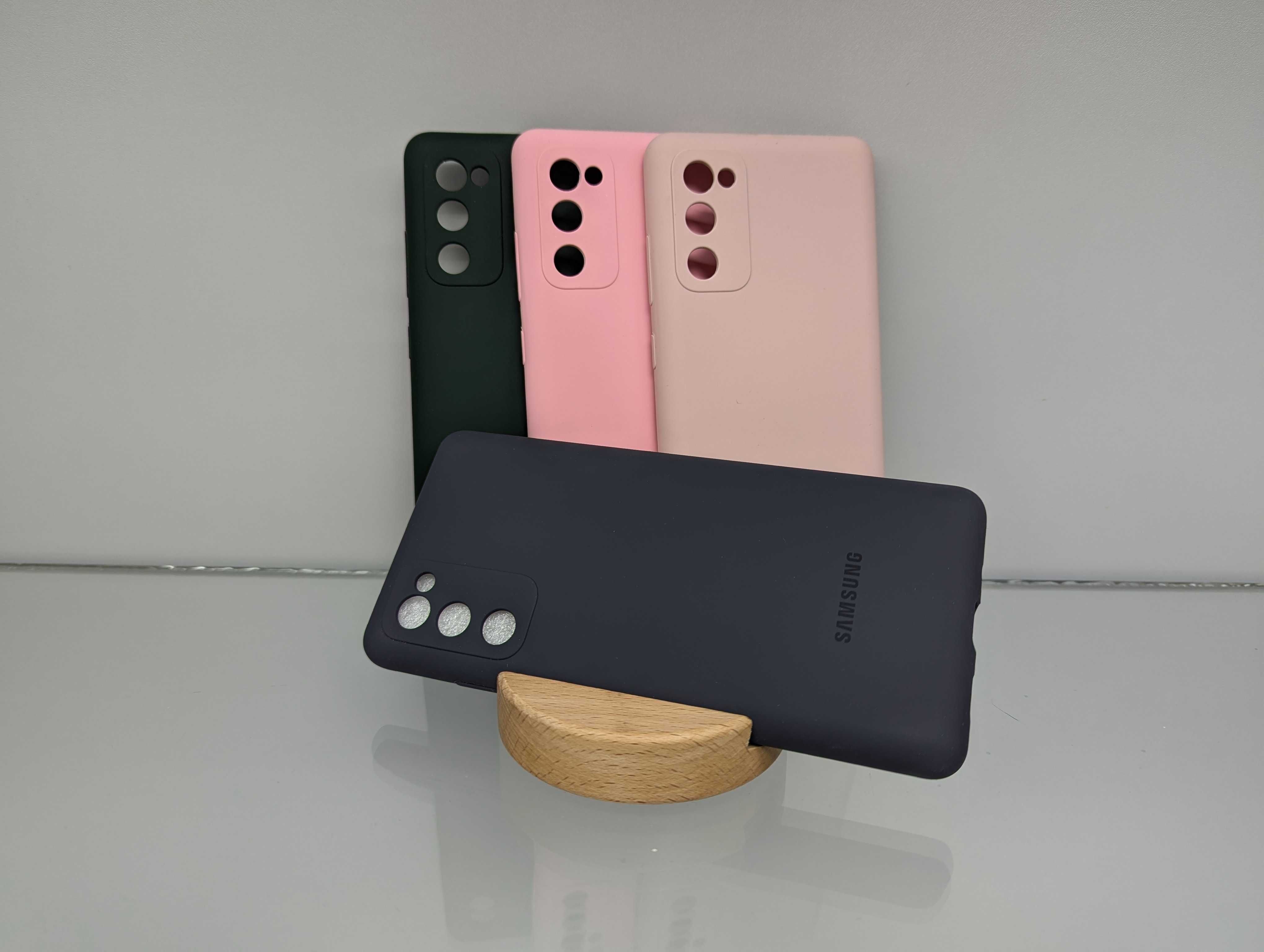 Топ! Samsung S20 FE Премиум софт тач с логотипом чехол чохол