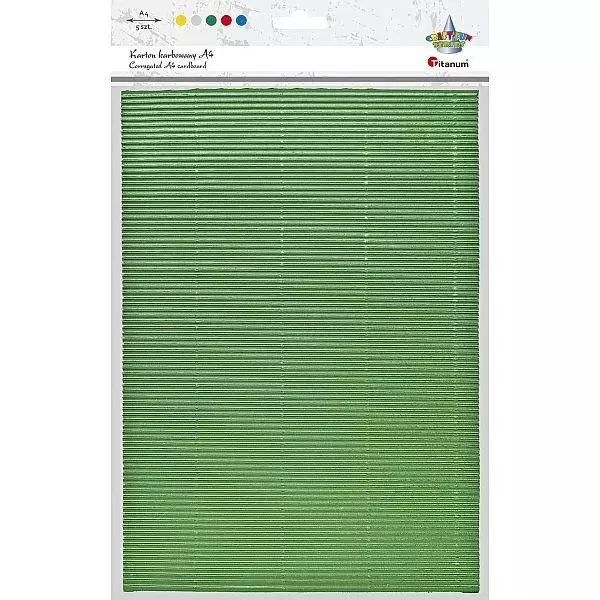 Karton karbowany A4 5 kolorów metalizowanych. Titanum. Nowy Produkt