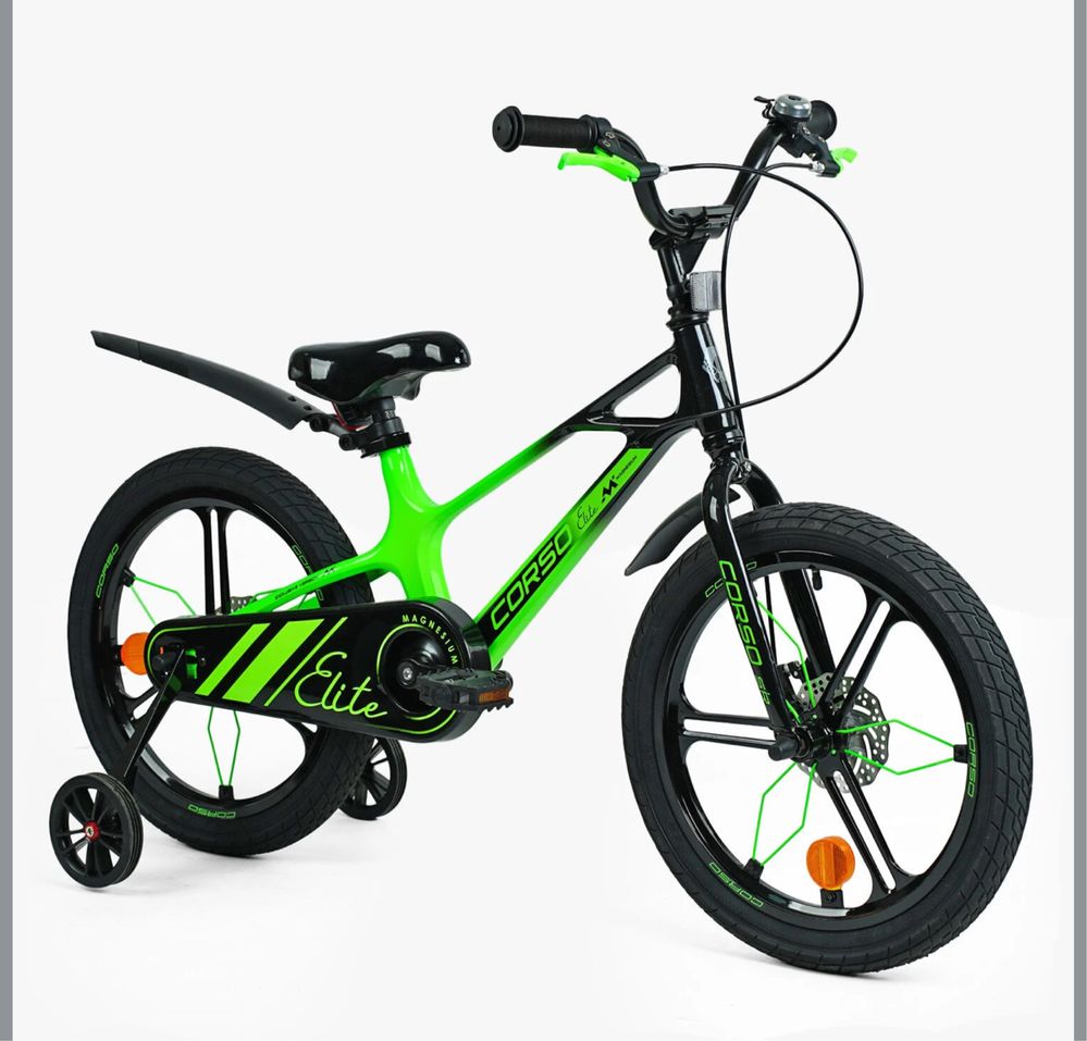 Велосипед 18" дюймів 2-х колісний Corso «Elite»,Є ЩЕ:12ʼʼ,14ʼʼ,16ʼʼ,20