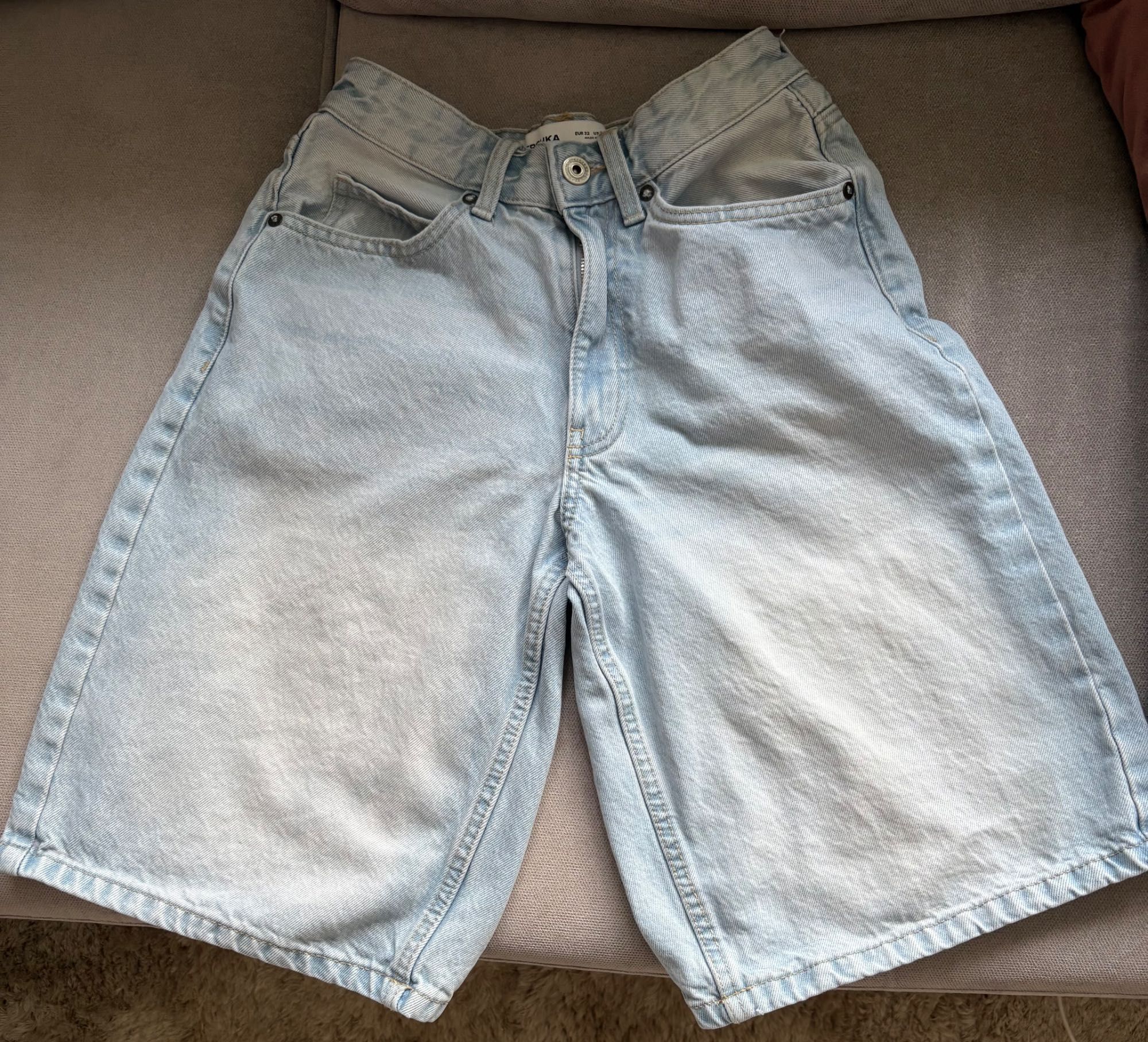 Shorty dziewczęce długie Bershka nowe 32