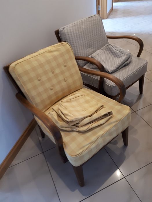 Fotele 2 szt z wymiennymi pokrowcami