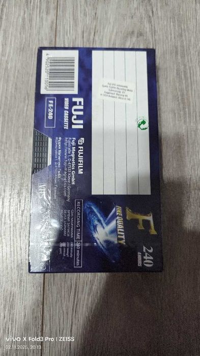 Kaseta VHS FUJI fine quality 240