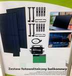 Zestaw fotowoltaiczny na balkon działkę.