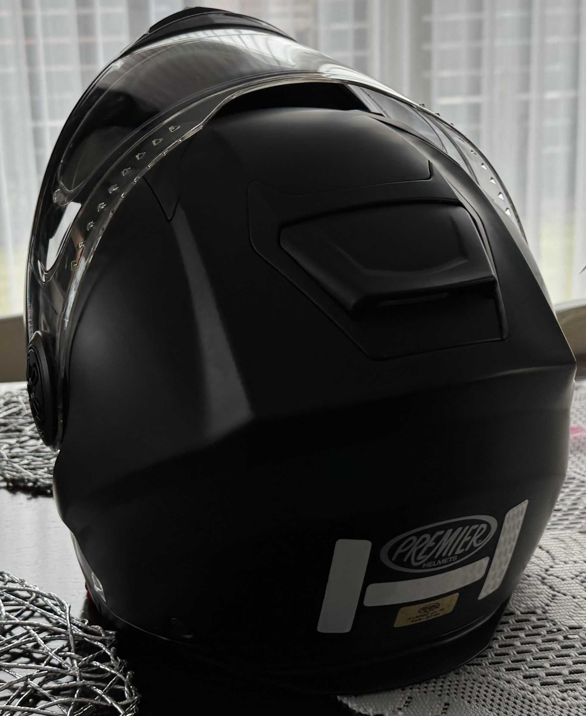 Kask motocyklowy XL + interkom Cardo