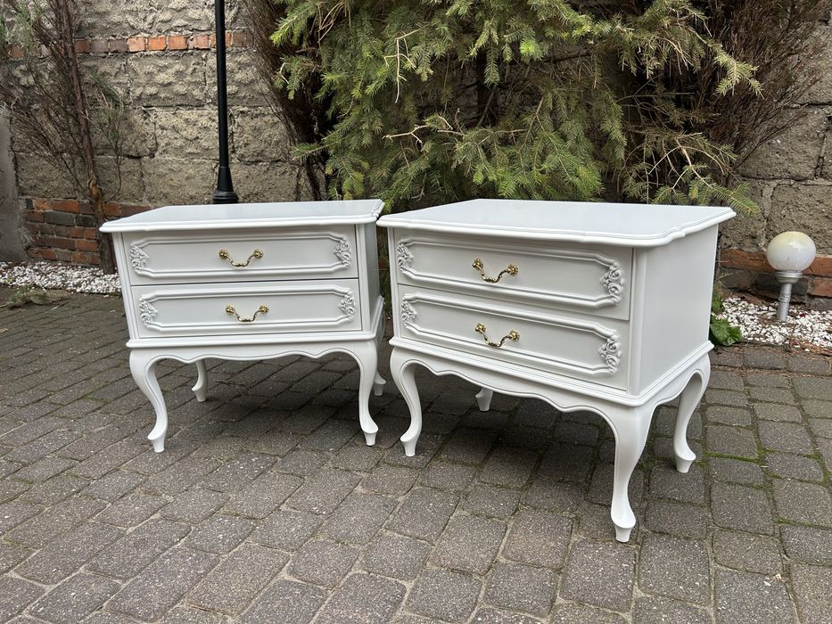 Stoliki Nocne Ludwikowskie Ludwik Szafki Nocne Komoda Po Renowacji