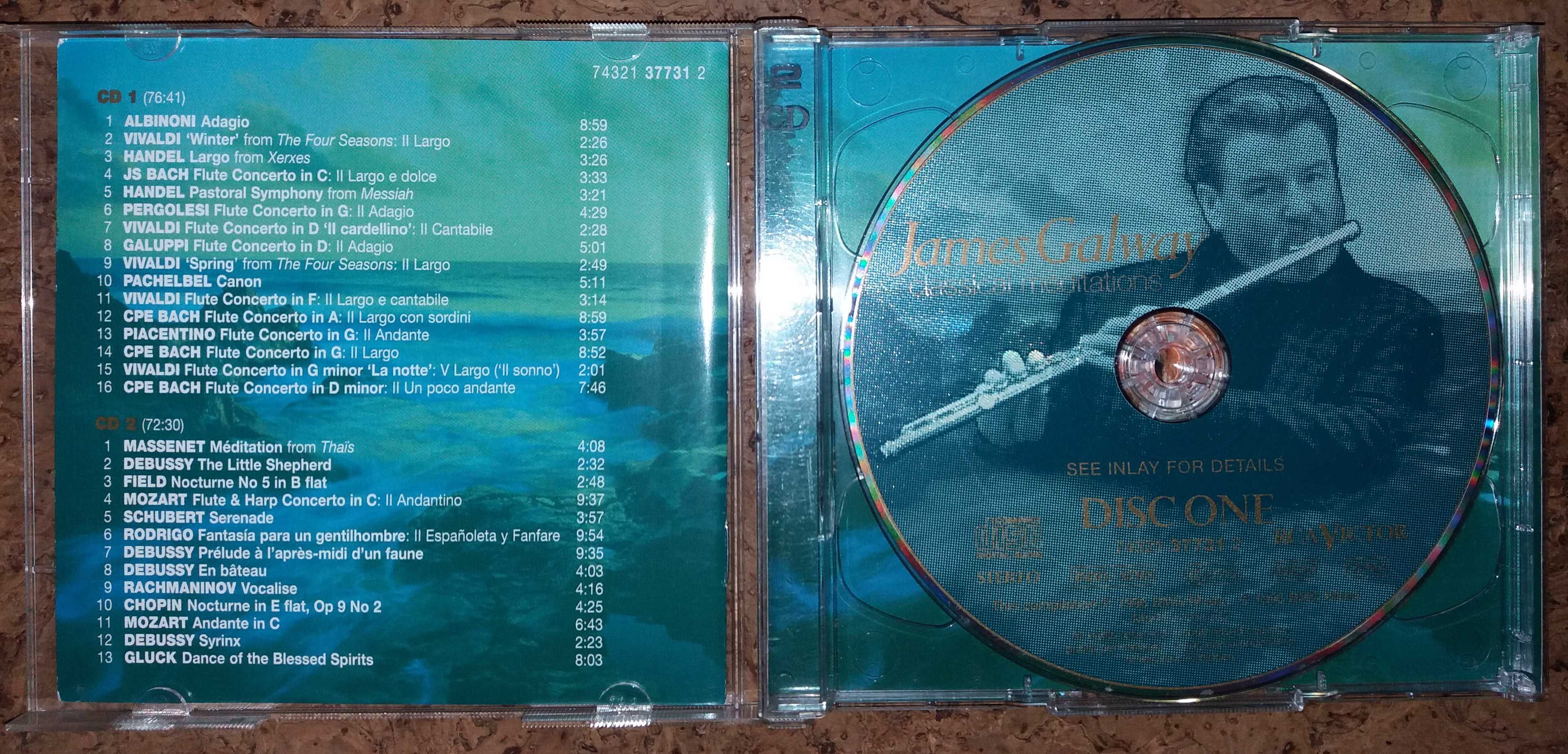 CD James Galway - Classical Meditations. 2xCD. Классика.Флейта.