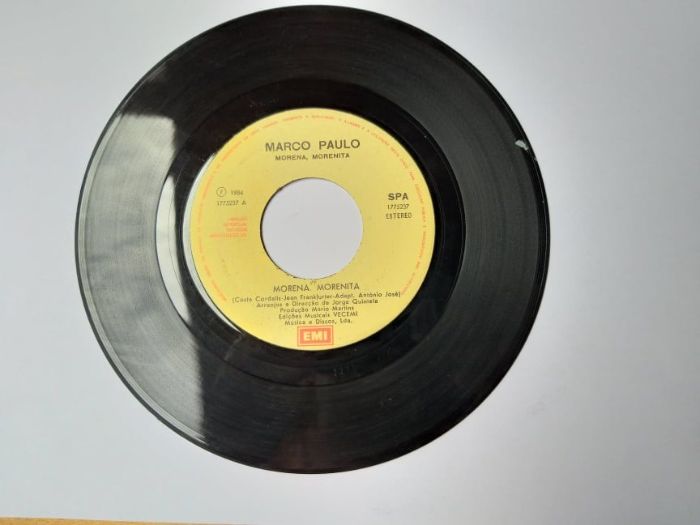 Single Vinil Marco Paulo-Morena, Morenita