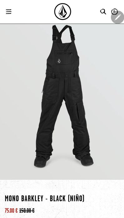 Сноубордичний комбінезон,  штани Volkom Barkley Bib Overall, Burton,