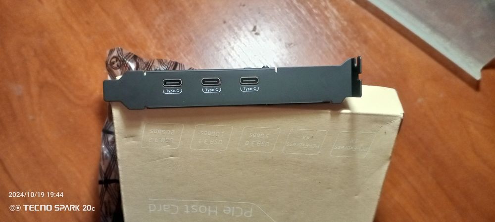 Високошвидкісна плата розширення  USB 3.X Enhanced Super Speed ​​PCle