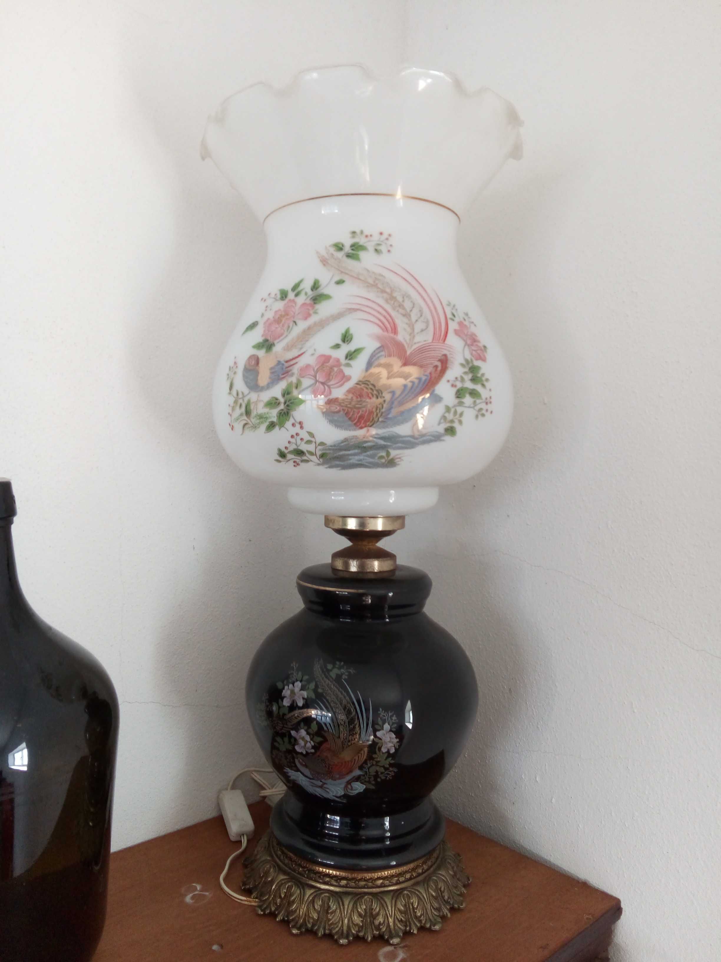 Grande candeeiro de mesa anos 70