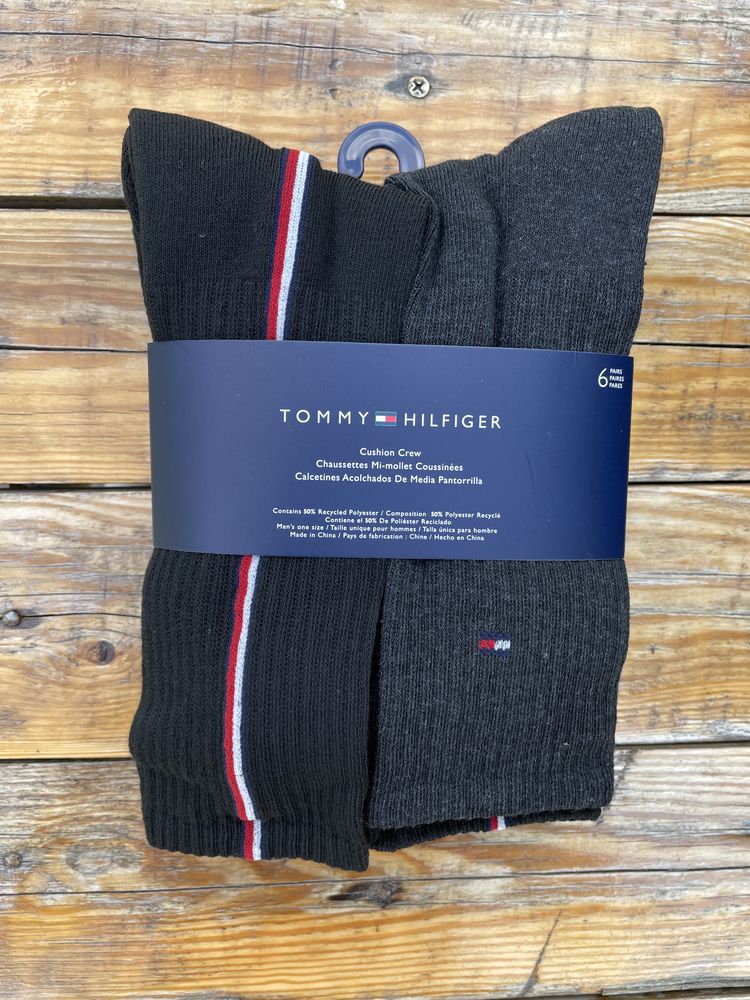 Новые носки tommy hilfiger ( томми 6pack crew socks ) с америки