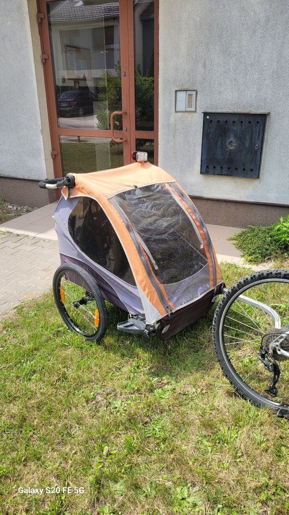 Burley Dlite  double  podwójna przyczepka rowerowa