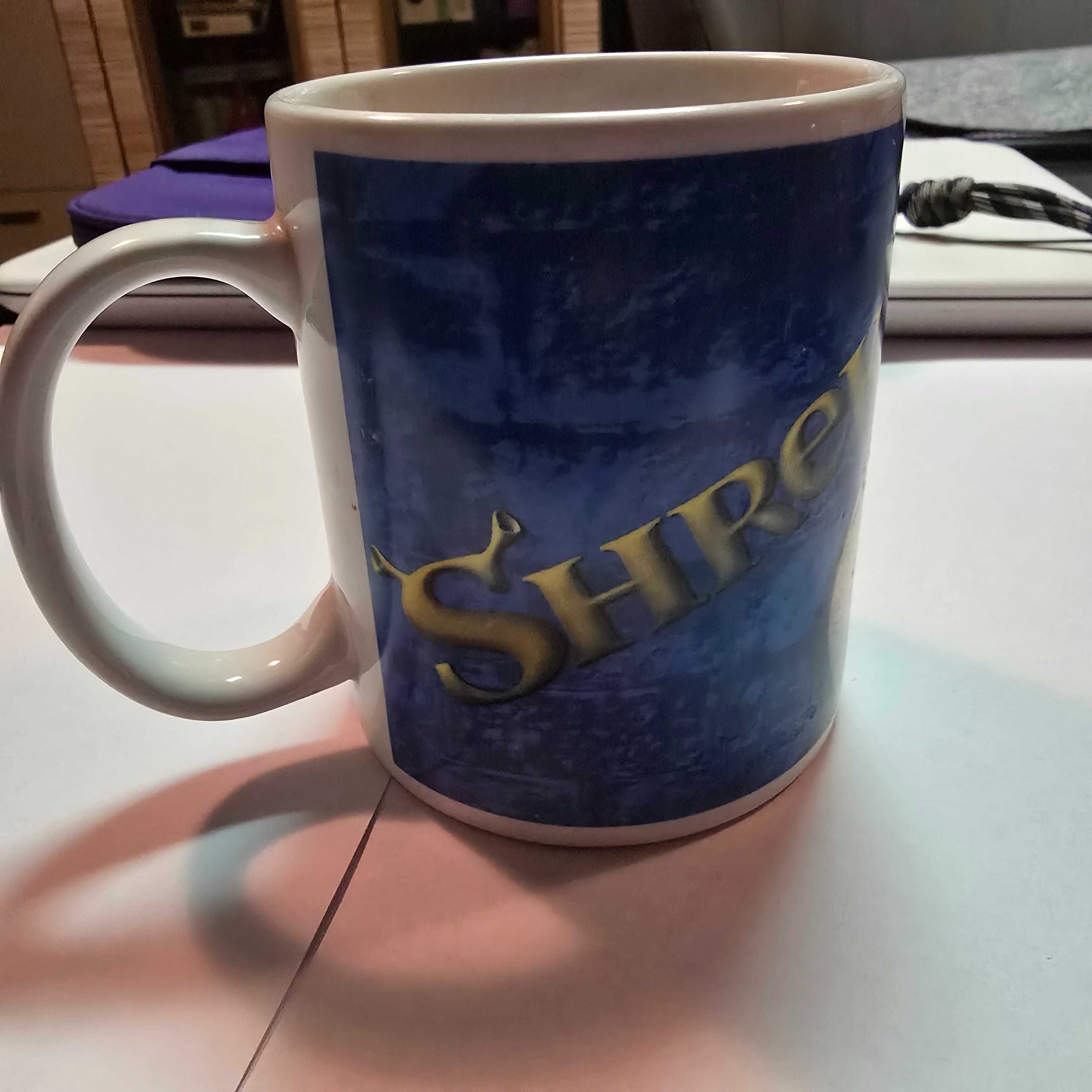 Kubek Shrek Osioł. Cartoon Planet 2004