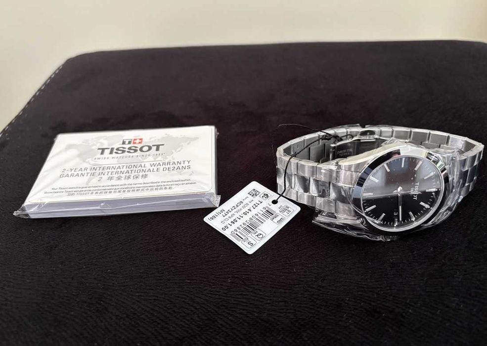 TISSOT GENTLEMAN model T127.410.11.051.00 Silver/Black