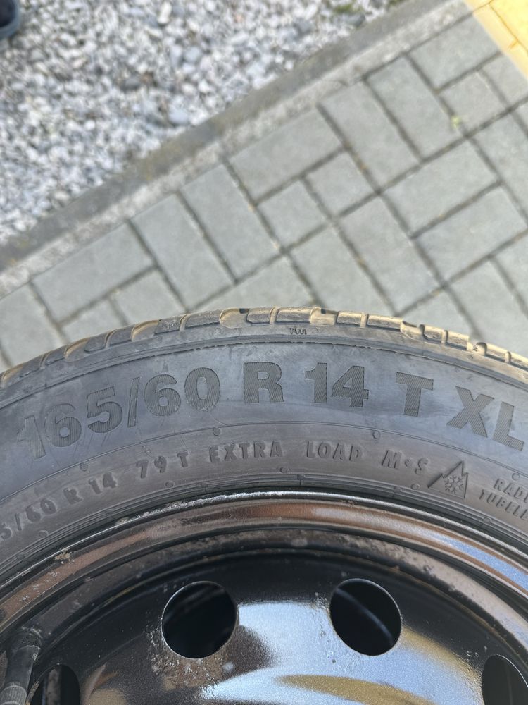 Koła zimowe Kia Picanto II 4x100 14’ Continental 165/60 R14 T XL