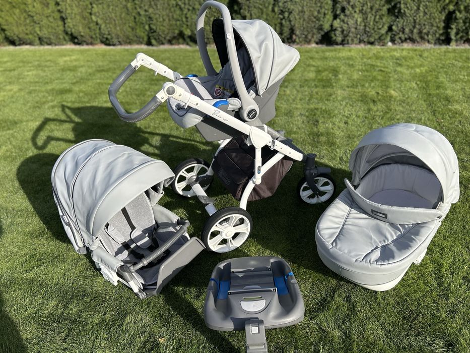 Wózek dziecięcy  Roan Bass 3w1 plus baza isofix